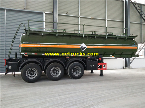 Tri-Axle 18000l sulfuric acid tank trailers