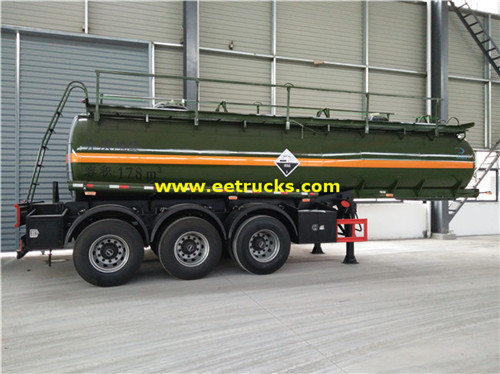 Tri-axle 18000L Sulfuric tank Trailers