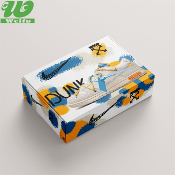 Luxury Corrugated Paper Shoe Box Packaging for Sport Shoes