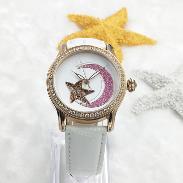 Factory Directly Sell Fashion Lady Mechanical Stainless Steel Watch