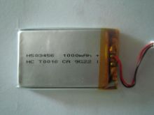 High Discharge 1000mah 3.7v Lithium Polymer Battery , Rechargeable Lithium Batteries