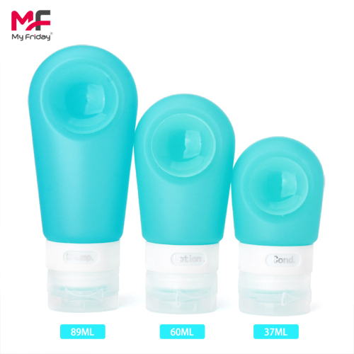 Travel Set portabel Mini Perjalanan Botol Silikon