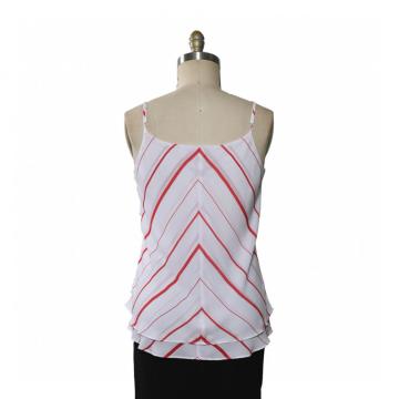 Ladies Blouse Sleeveless Printed