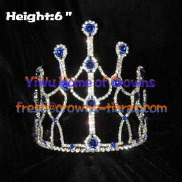 Blue Diamond Crowns With Adjustable Band
