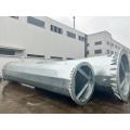 25m Galvanized Steel Poles