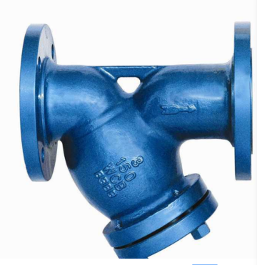 Y type strainer water valve