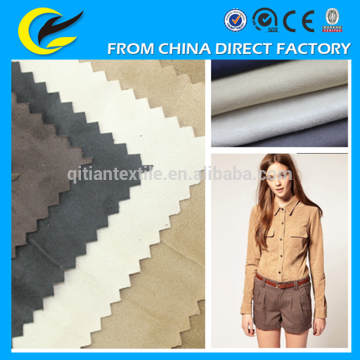 hotsale 100 polyester suede waterproof suede fabric
