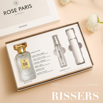 50+5ml RISSERS Rose Paris Perfume Gift Set
