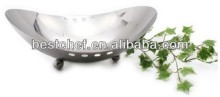 stainless steel Oval fruit bowl