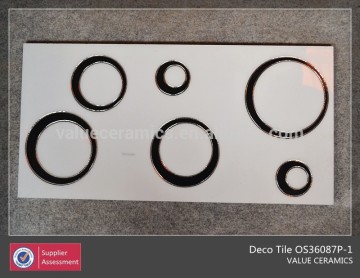 decorative wall ceramic picture,white tile wall tile