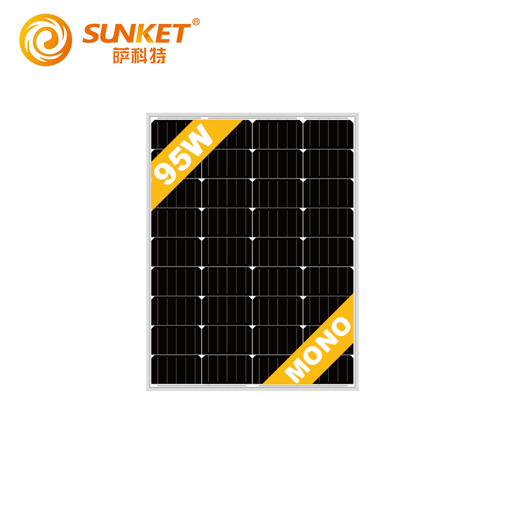 Módulo solar fotovoltaico monocristalino PV Módulo solar 95W