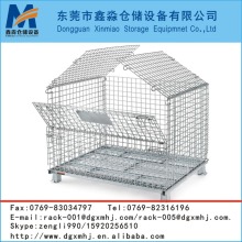 Industrial Welded Stackable Warehouse Storage Folding Wire Mesh Container