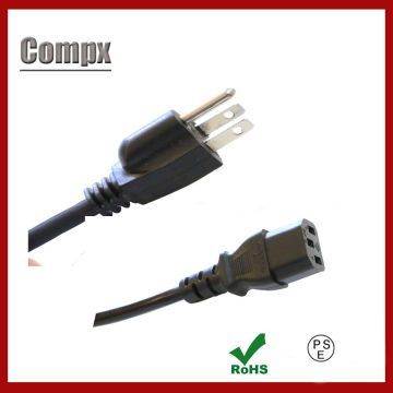 7/12/15A 125V Japan pse standard power cord