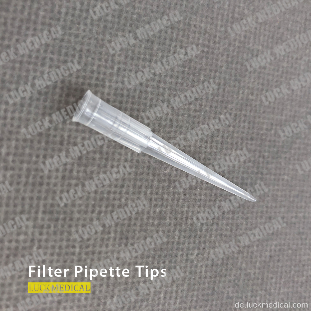 Einweg -Plastikfilterspitze 1000 ul/ 200 ul