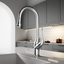 Polished Pull-out Kitchen Tap Mixer