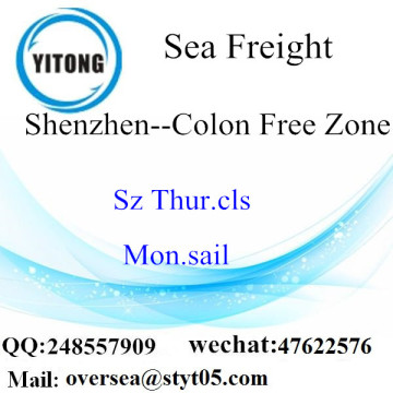 Consolidation de LCL dans le port de Shenzhen en zone libre de colon