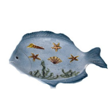 Arted tableware for rooster collection --fish dish