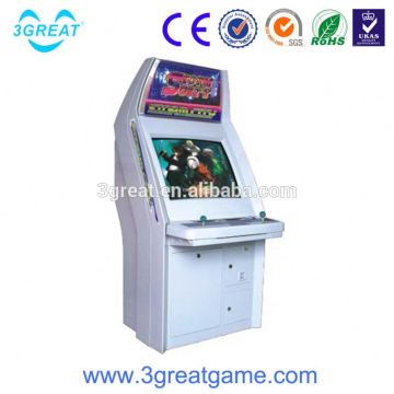 Electronic simulator arcade coin fighting game machine