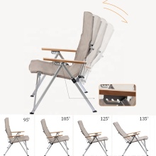 Adjustable Backrest Portable Folding Beach Camping Chair