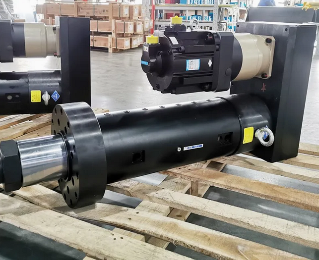 Лінейнавы прывад на 100 кН паводле электрычнага электрычнага цыліндра 100kN Thrust Servo Electric Cylinder Linear Actuator