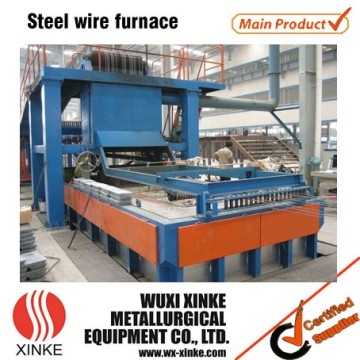 Steel wire natural gas continuous galvanizing furnace