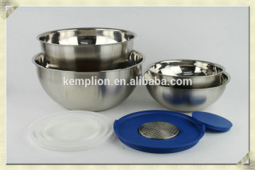 kitchen stainless steel mixing bowl set /cookware set/tableware set/salad bowl