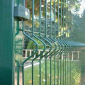 pvc coated Welded 3D curved wire mesh fence