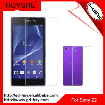 HUYSHE 9h tempered glass screen protector for sony xperia z2