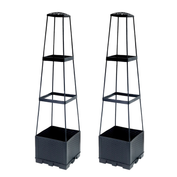 Freestanding Elevated Indoor/Outdoor Vertical Tomato Planter Trellis Cage