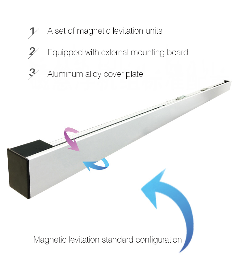 Office restaurant bedroom magnetic levitation automatic door automatic sliding door system