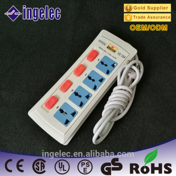 4 way extension cord socket with switch 3m wire extension cord multiple socket