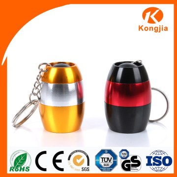 Promotional key chain with flashlight