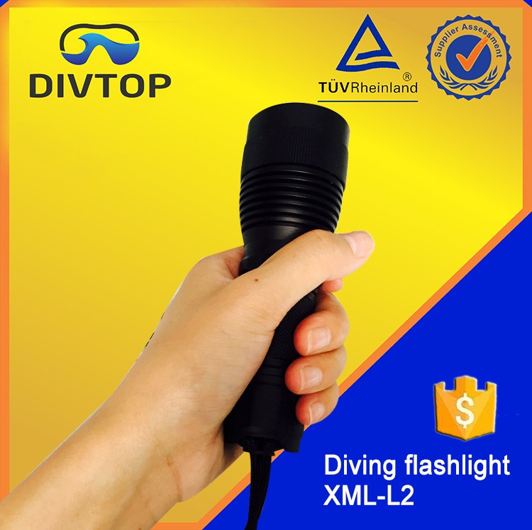 Best selling hot chinese products ip68 diving flashlight 6000K-6500K