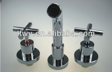 artistic brass showe set chrome shower pipe