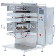 Multi-lines four sealing packaging machine