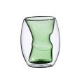 Jiateng high borosilicate horseshoe-shaped double-layer cup