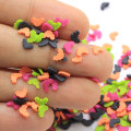 Tranches de chauve-souris en argile polymère colorée Animal artificiel Miniature bricolage accessoires pour ongles Slime Filler