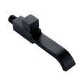 Single cold black in-wall elongated mop sink faucet