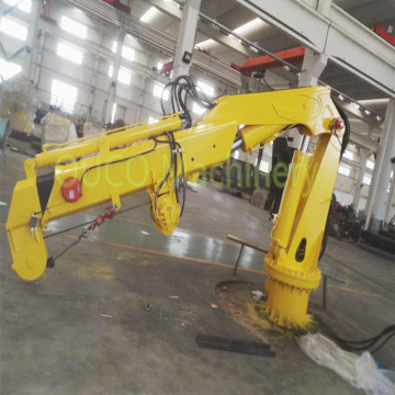 2T6M Telescopic Hydraulic Pedestal Folding Boom Hiab Crane