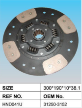 HND041U HINO clutch plater