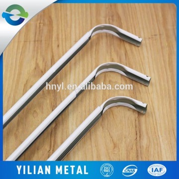 Single curtain rod flexible