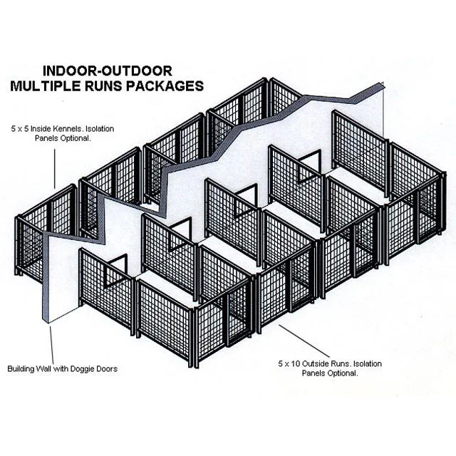 Heavy Duty Welded Frame Large Breed Fierce / Vicious Dog Kennel.