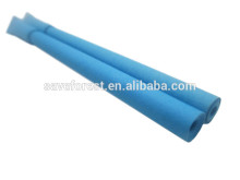 blue paper ballpoint pen with flat cap