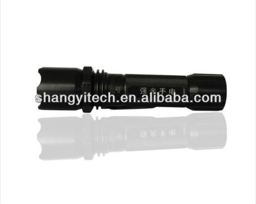 Cheap Rechargeable aluminum cree Q5 Led police Flashlight torch
