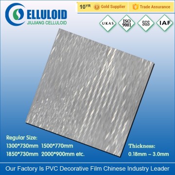 White decorative pvc sheet for acrylic lamination materials