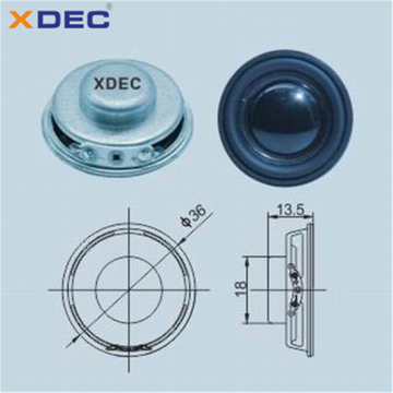 36mm 4ohm 3w bass sound music player speaker