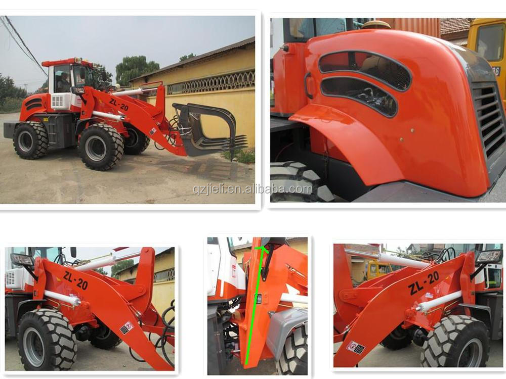 JIELI 2018 Mini Wheel Loder/CE Wheel Loader 800kg-ZL08 Mini Loader for Sale