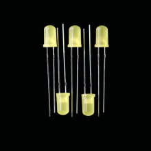 LED jaune diffuse haute luminosité 5 mm diffuse lourde