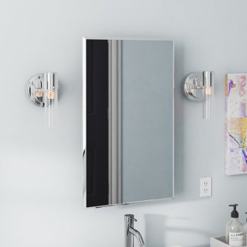 Bathroom Vanity TOP Cabinet Stainless Steel Mirror Cabinet