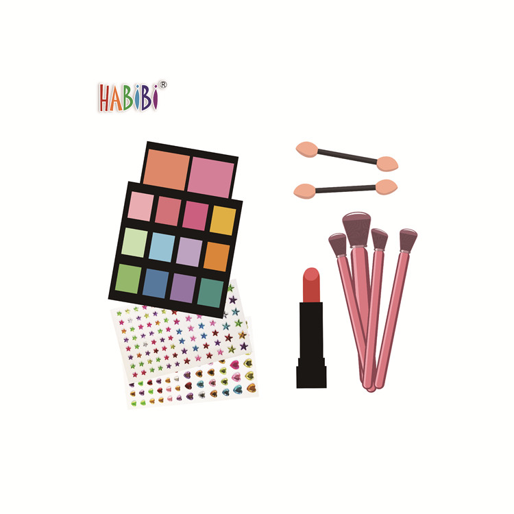 Hot Sale Children's Kids Girl Washable Makeup Colorful Palette toys Kits combination cosmetics Children's makeup